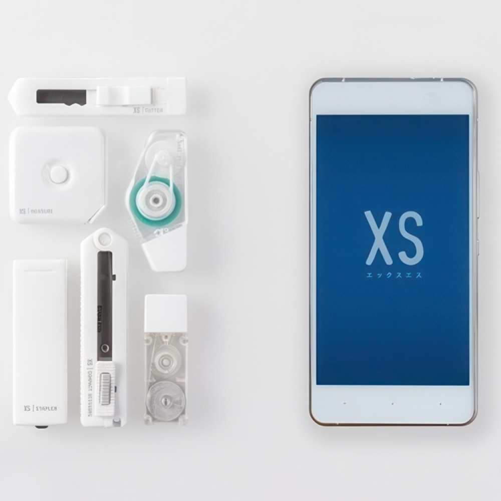 Måttband i ministorlek, Superlätt, 1,5 m, MIDORI XS, 3,8 × 3,8 cm, Svart i gruppen Förvaring / Kontorsmaterial hos SmartaSaker.se (42283)