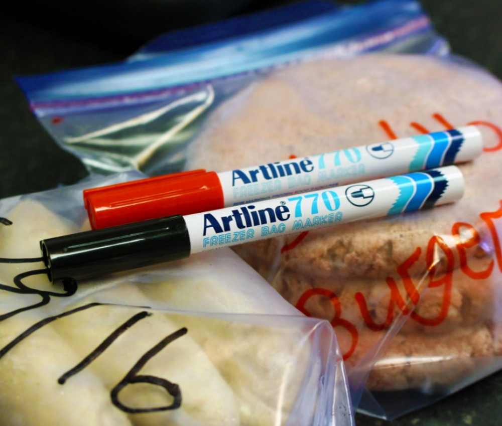 Märkpenna för frysen, ARTLINE FREEZER BAG MARKER, Svart skrift i gruppen Förvaring / Kontorsmaterial hos SmartaSaker.se (42285)