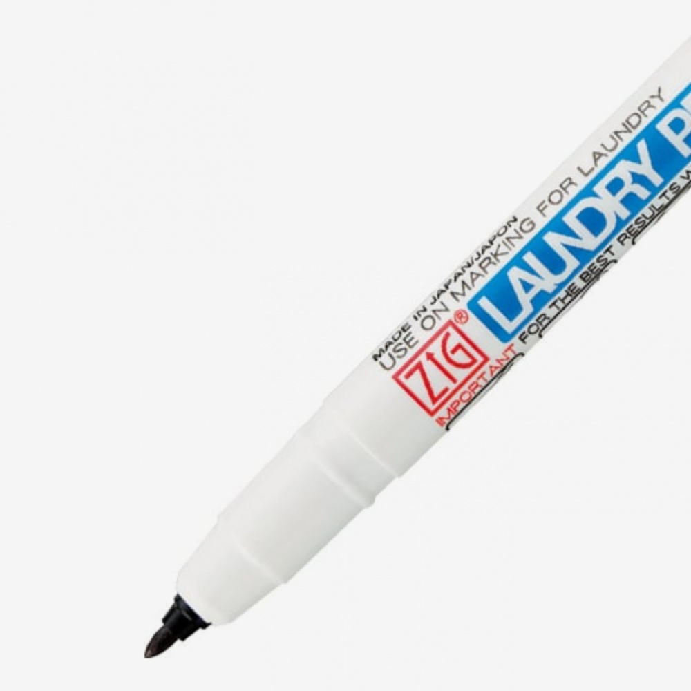 Märkpenna för Textil mm, ZIG LAUNDRY PEN, Svart i gruppen Förvaring / Kontorsmaterial hos SmartaSaker.se (42287)