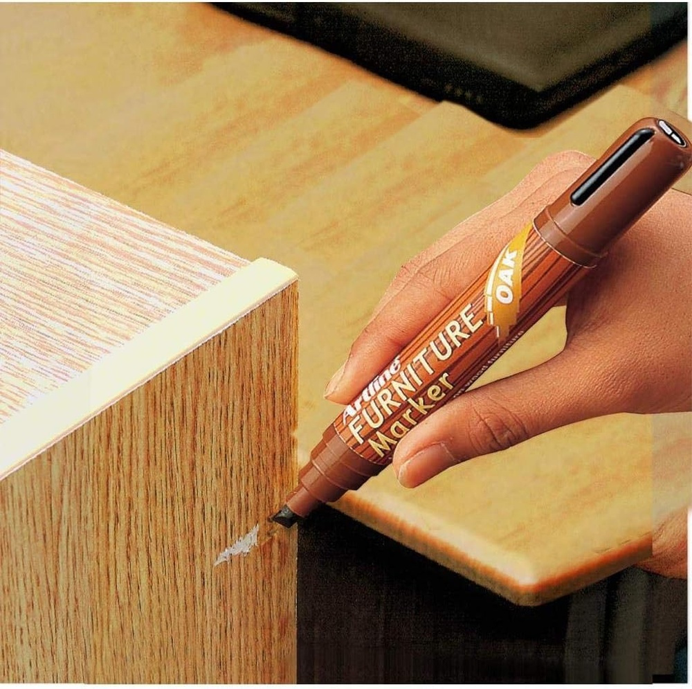Märkpenna för trä, ARTLINE OAK FURNITURE MARKER, Ek-brun i gruppen Förvaring / Kontorsmaterial hos SmartaSaker.se (42289)
