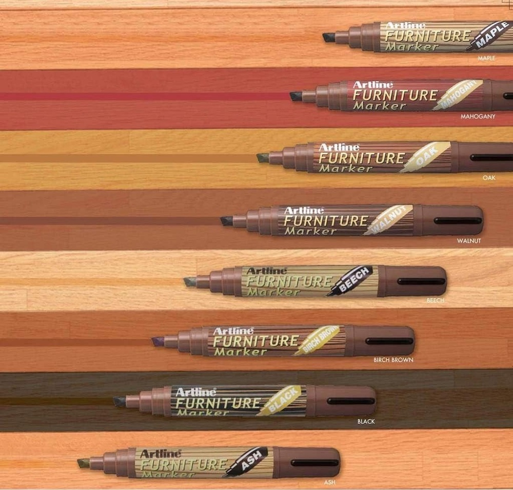 Märkpenna för trä, ARTLINE OAK FURNITURE MARKER, Ek-brun i gruppen Förvaring / Kontorsmaterial hos SmartaSaker.se (42289)