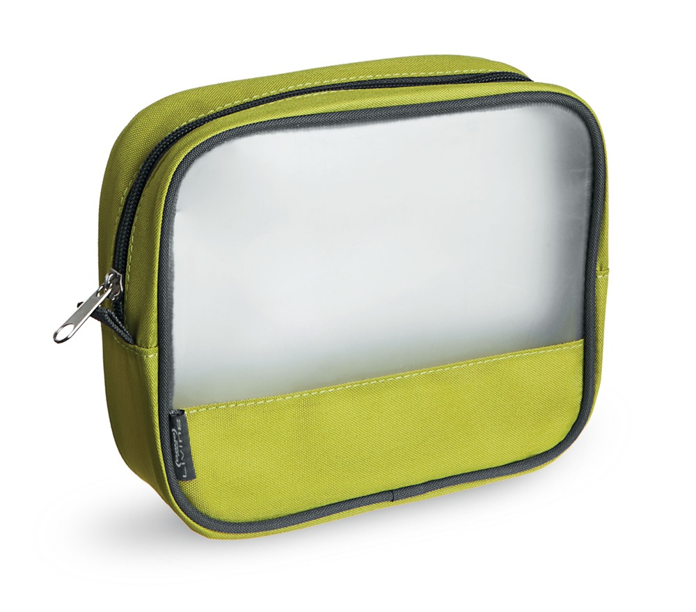 Necessär TRAVEL SMART BAG MEDIUM, 18 x 5 x H 15 cm, Limegrön / Transparent i gruppen Förvaring / Förvaring på resa / Necessärer hos SmartaSaker.se (42302)