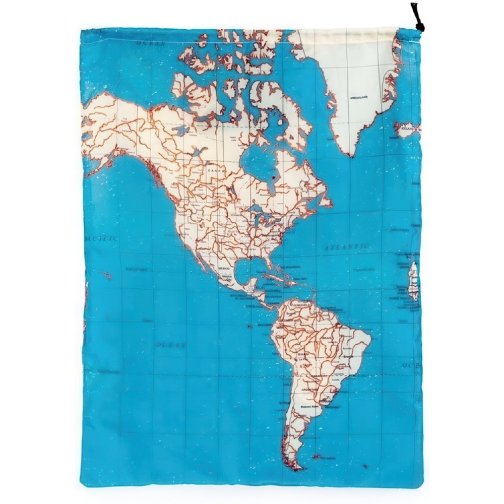 Packpåsar för Resan, 4-pack, AROUND THE WORLD BAGS, Blå / Beige i gruppen Förvaring / Förvaring på resa / Packpåsar och packkuber hos SmartaSaker.se (42325)