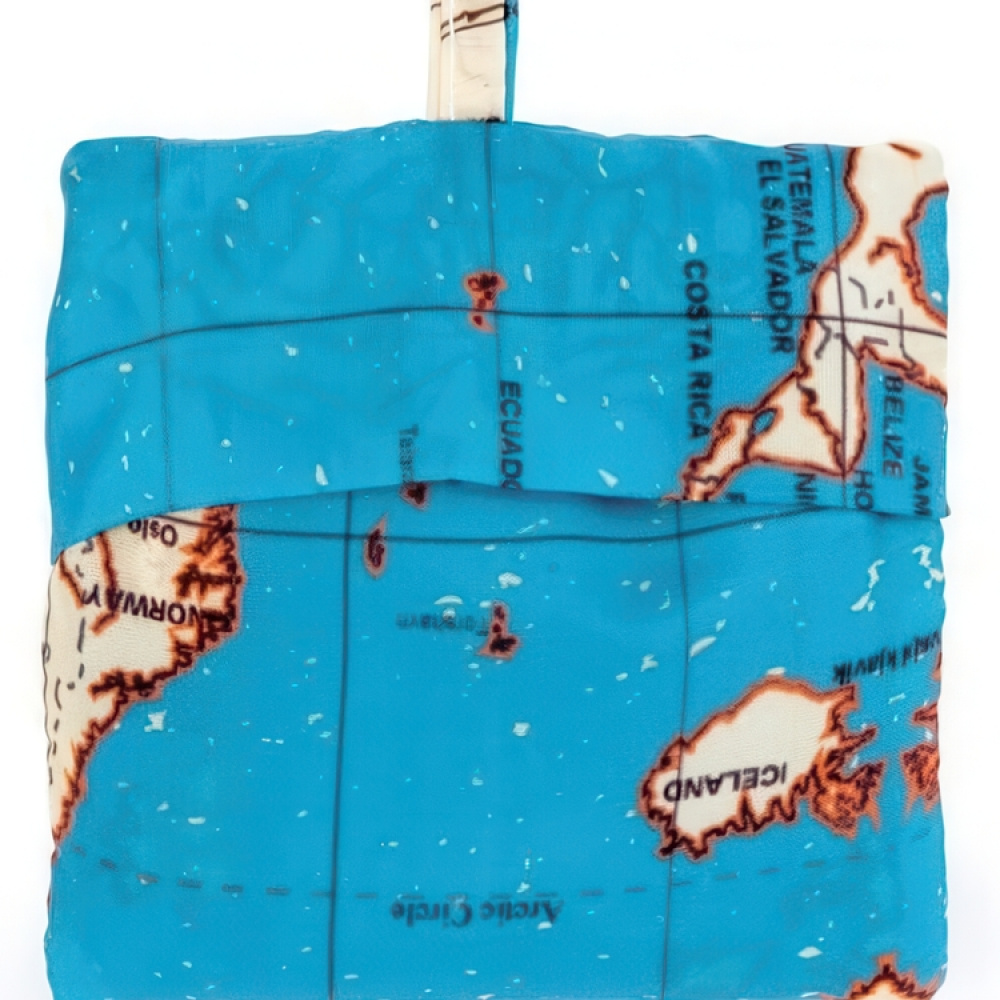 Packpåsar för Resan, 4-pack, AROUND THE WORLD BAGS, Blå / Beige i gruppen Förvaring / Förvaring på resa / Packpåsar och packkuber hos SmartaSaker.se (42325)