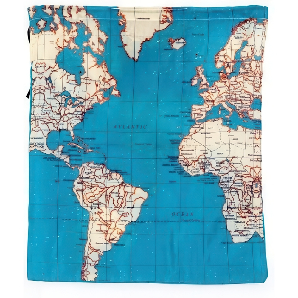 Packpåsar för Resan, 4-pack, AROUND THE WORLD BAGS, Blå / Beige i gruppen Förvaring / Förvaring på resa / Packpåsar och packkuber hos SmartaSaker.se (42325)