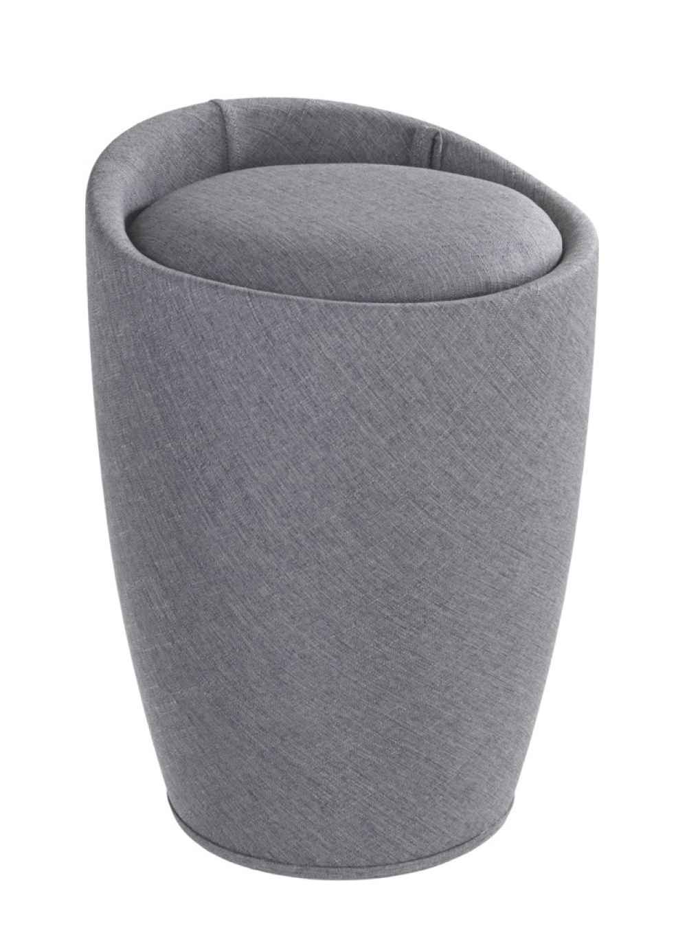 Pall med förvaring / Tvättkorg, CANDY, Ø 36 x H 50,5 cm, Grå i gruppen Förvaring / Tvätt och tork / Tvättkorgar hos SmartaSaker.se (42331)