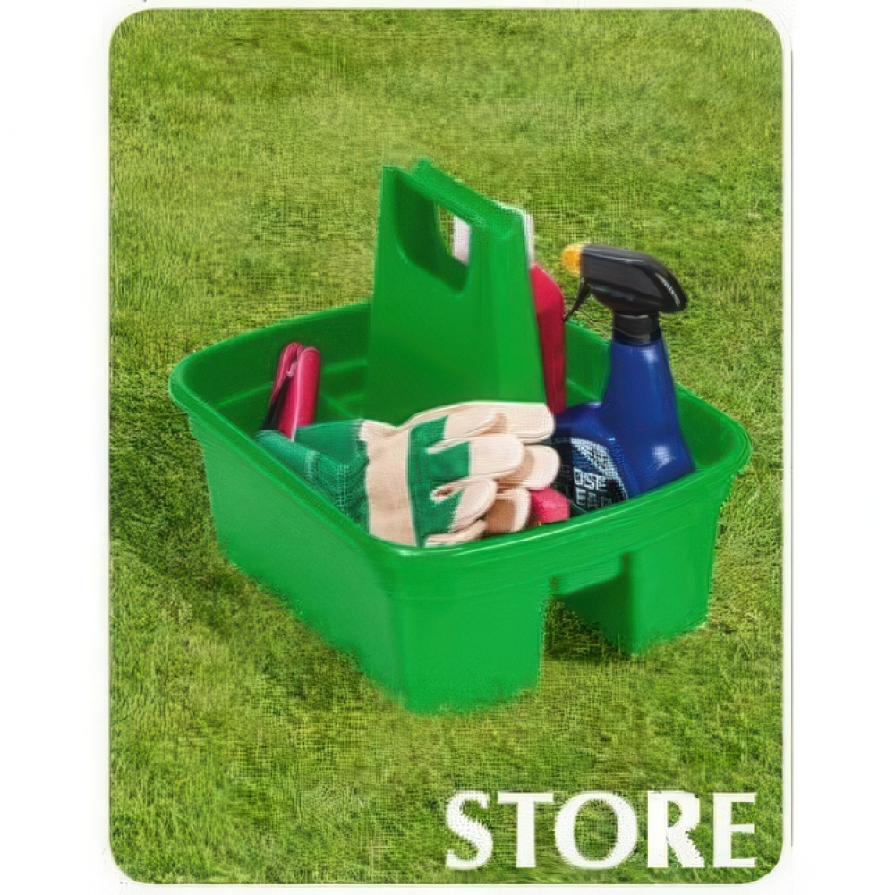 Pall med förvaring, SIT, STEP & STORE, 40 x 33 x H 31 cm, Svart / Grön i gruppen Förvaring / Hallförvaring hos SmartaSaker.se (42333)