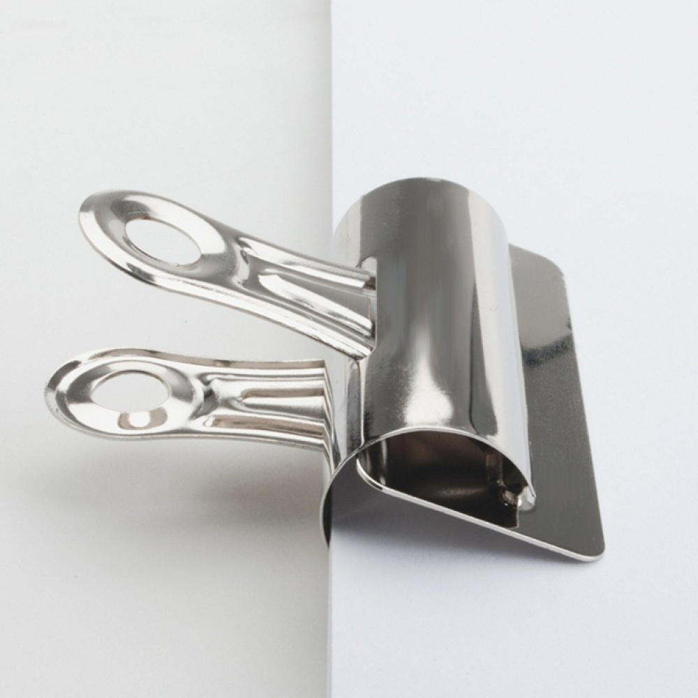 Pappersklämmor i metall, 12 st, BOSTON SMALL, 3 cm, Silver i gruppen Förvaring / Kontorsmaterial hos SmartaSaker.se (42339)