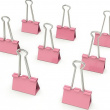 Pappersklämmor, 12 st FOLDBACK CLIPS L, 41 mm, Rosa Pappersklämmor, 12 st FOLDBACK CLIPS L, 41 mm, Rosa