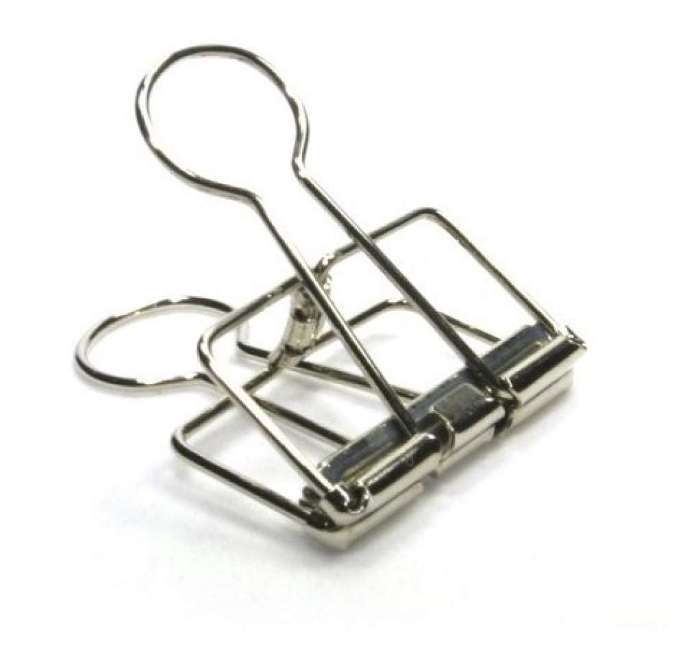 Pappersklämmor, 10 st, WIRE FOLDBACK CLIPS, 32 cm, Deskstore, Silver i gruppen Förvaring / Kontorsmaterial hos SmartaSaker.se (42345)