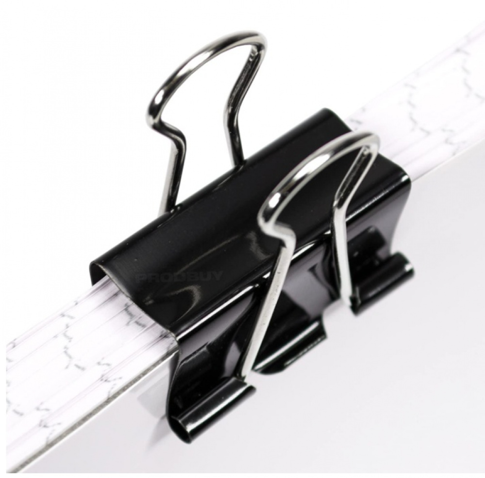 Pappersklämmor, 12 st, FOLDBACK CLIPS SMALL, 25 mm, Svarta i gruppen Förvaring / Kontorsmaterial hos SmartaSaker.se (42348)