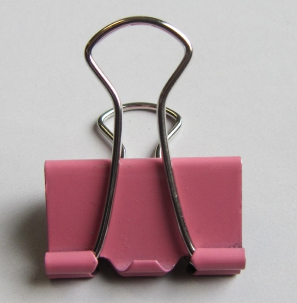 Pappersklämmor, 12 st, FOLDBACK CLIPS XL, 51 mm, Rosa i gruppen Förvaring / Kontorsmaterial hos SmartaSaker.se (42351)