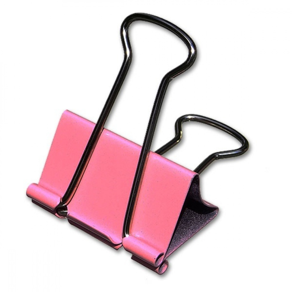 Pappersklämmor, 12 st, FOLDBACK CLIPS XL, 51 mm, Rosa i gruppen Förvaring / Kontorsmaterial hos SmartaSaker.se (42351)
