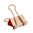 Pappersklämmor, 8 st, FOLD BACK SMALL 25mm, koppar