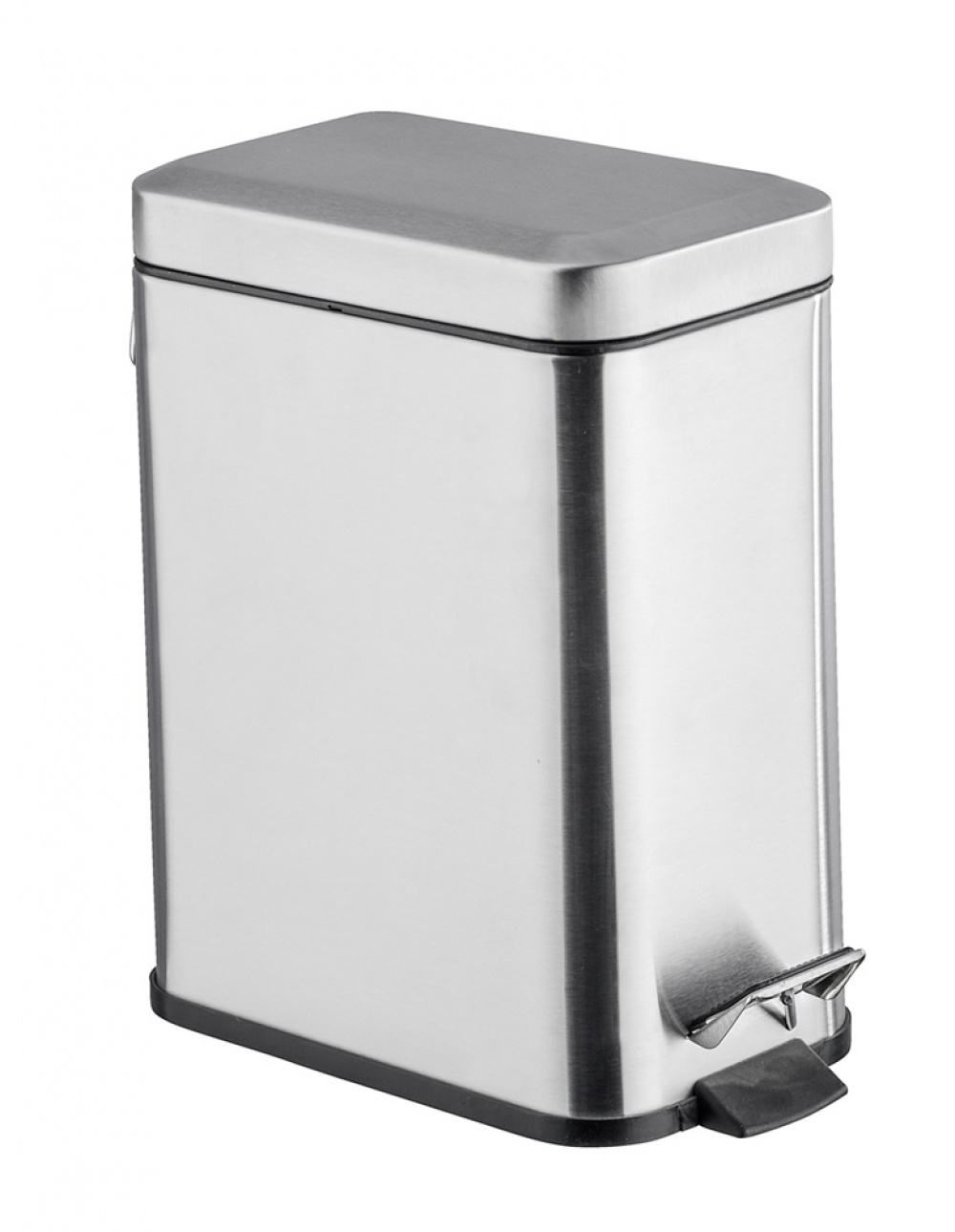 Papperskorg för trånga ytor, SLIM PEDAL BIN, 5 L, Matt rostfritt stål i gruppen Förvaring / Städförvaring och sopsortering / Sopsortering hos SmartaSaker.se (42365)