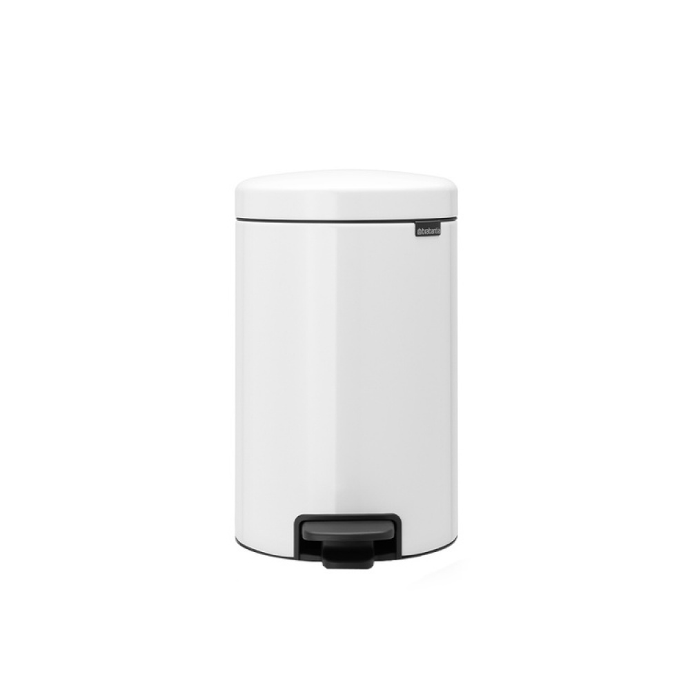 Papperskorg / Pedalhink, 12 L, BRABANTIA NEWICON, Ø 25,1 x H 41,1 cm i gruppen Förvaring / Städförvaring och sopsortering / Sopsortering hos SmartaSaker.se (42366)