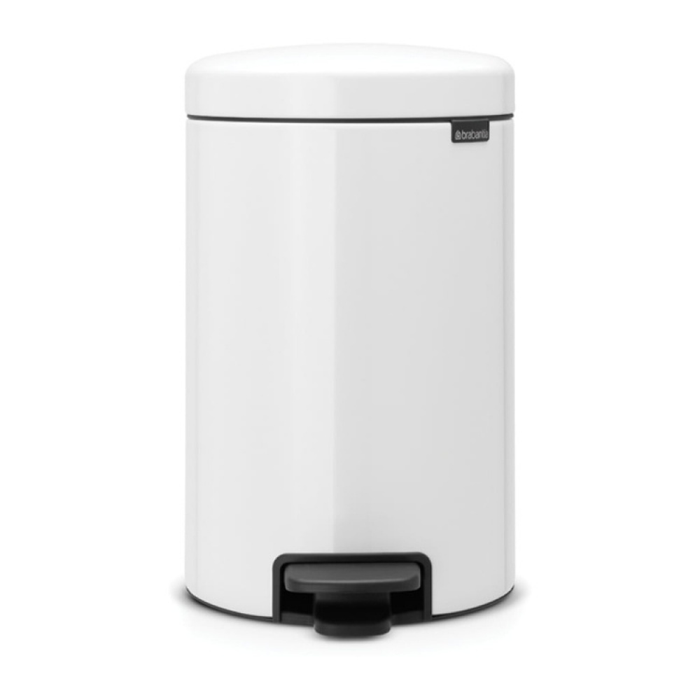 Papperskorg / Pedalhink, 12 L, BRABANTIA NEWICON, Ø 25,1 x H 41,1 cm i gruppen Förvaring / Städförvaring och sopsortering / Sopsortering hos SmartaSaker.se (42366)
