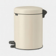 Papperskorg / Pedalhink, 5 L, BRABANTIA NEWICON, Ø 20,5 x H 29,1 cm Papperskorg / Pedalhink, 5 L, BRABANTIA NEWICON, Ø 20,5 x H 29,1 cm