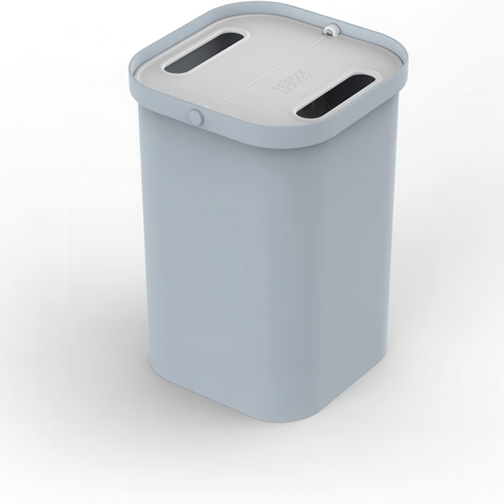 Papperskorg för Källsortering, 2-delad, GO-RECYCLING CADDY SMALL, 14 L, Joseph Joseph, Grå i gruppen Förvaring / Städförvaring och sopsortering / Sopsortering hos SmartaSaker.se (42373)