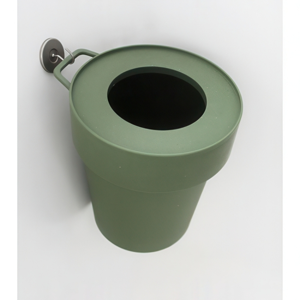 Papperskorg med lock och krok, TAPTRASH LARGE, 10L i gruppen Förvaring / Badrumsförvaring / Papperskorgar hos SmartaSaker.se (42378)