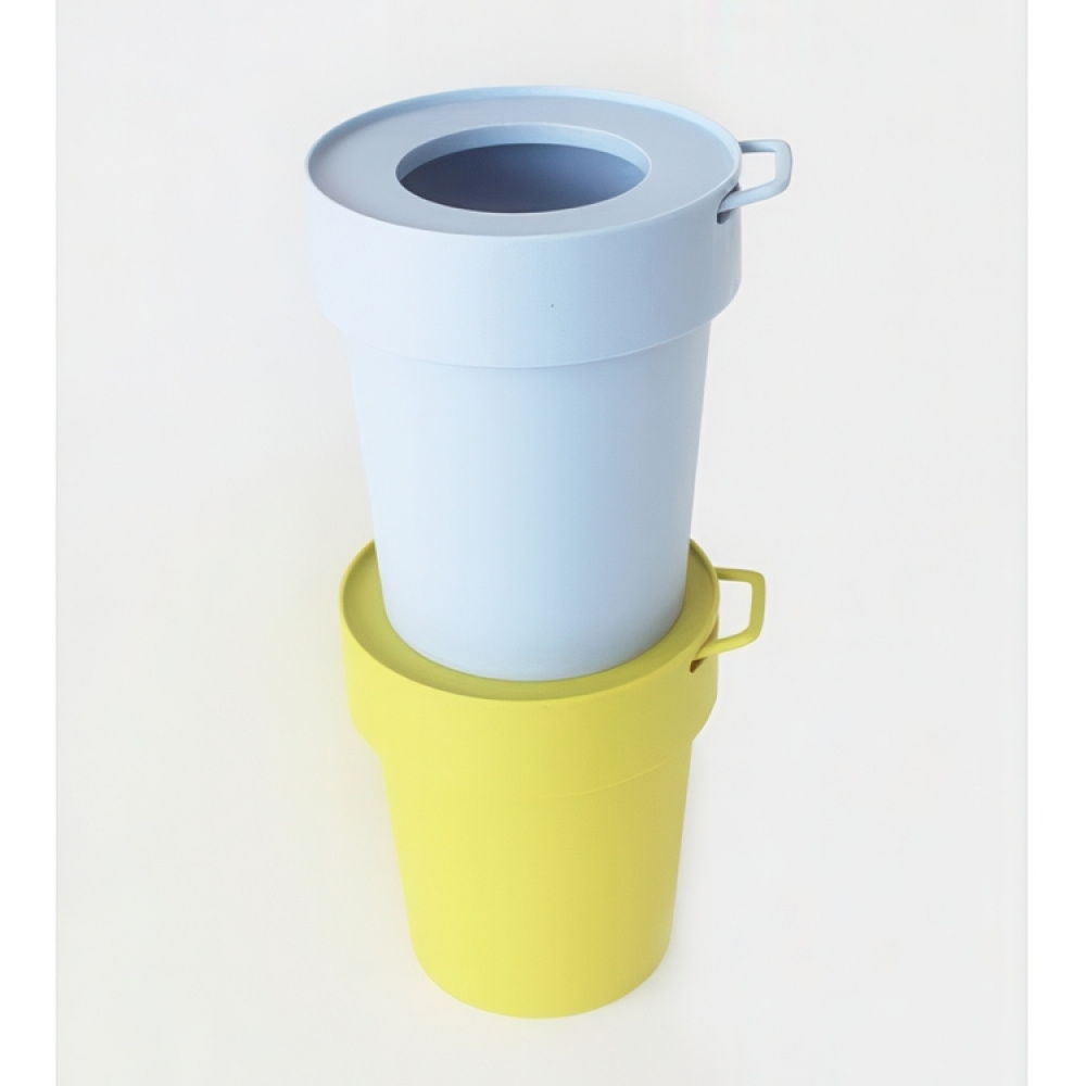 Papperskorg med lock och krok, TAPTRASH LARGE, 10L i gruppen Förvaring / Badrumsförvaring / Papperskorgar hos SmartaSaker.se (42378)