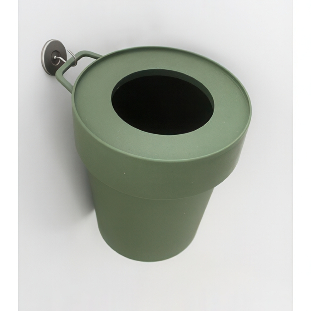 Papperskorg med lock och krok, TAPTRASH LARGE, 10L i gruppen Förvaring / Badrumsförvaring / Papperskorgar hos SmartaSaker.se (42378)