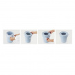 Papperskorg med lock och krok, TAPTRASH LARGE, 10L Papperskorg med lock och krok, TAPTRASH LARGE, 10L