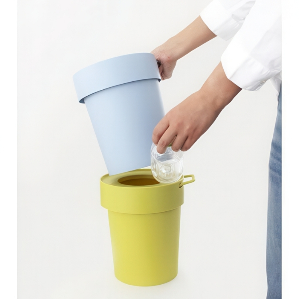 Papperskorg med lock och krok, TAPTRASH LARGE, 10L i gruppen Förvaring / Badrumsförvaring / Papperskorgar hos SmartaSaker.se (42378)