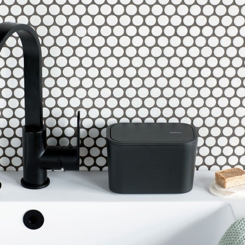 Papperskorg, vipplock, MINDSET MINI WASTE CADDY, 8,5 x 15 x H 9,8 cm, Brabantia i gruppen Förvaring / Städförvaring och sopsortering / Sopsortering hos SmartaSaker.se (42389)