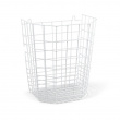 Papperskorg, vägghängd. Metall, CLASSIC WIRE BASKET, 30 x 23 x H 35 cm, Vit Papperskorg, vägghängd. Metall, CLASSIC WIRE BASKET, 30 x 23 x H 35 cm, Vit