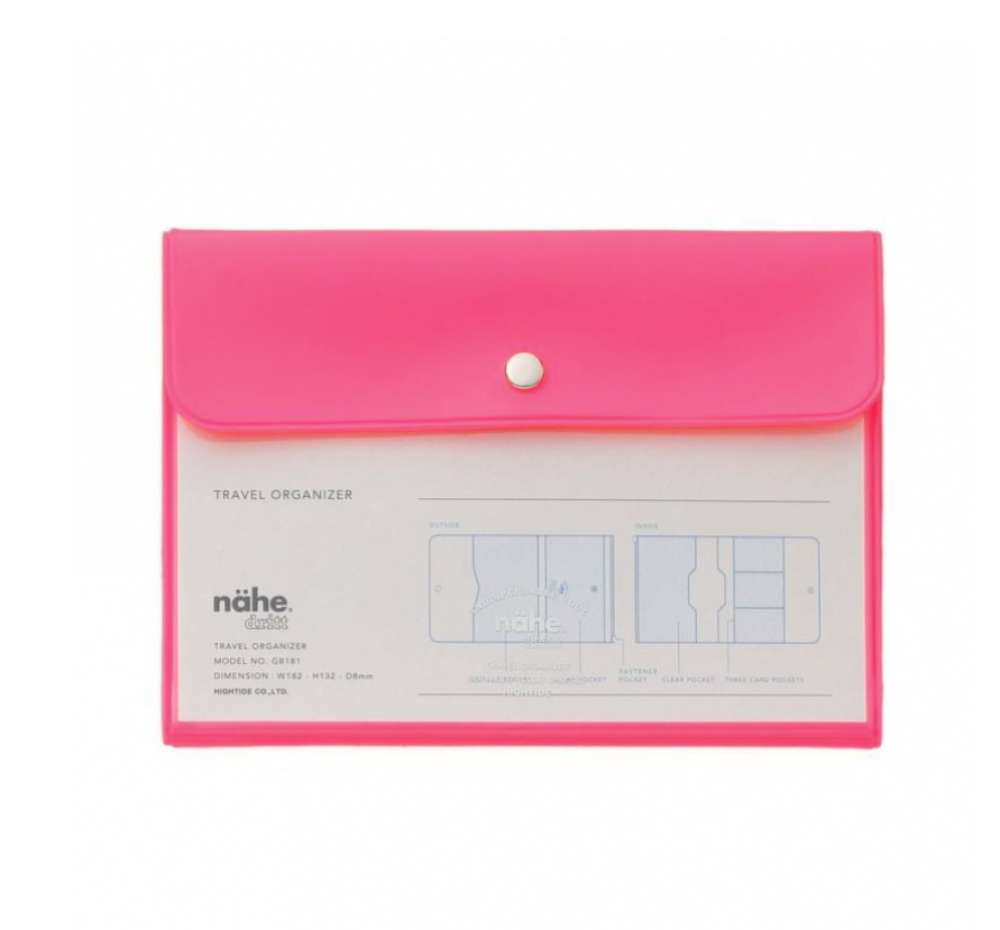 Pass och kortfodral, NÄHE TRAVEL ORGANIZER, 19 x 1,5 x H 13.5 cm i gruppen Förvaring / Förvaring på resa hos SmartaSaker.se (42393)