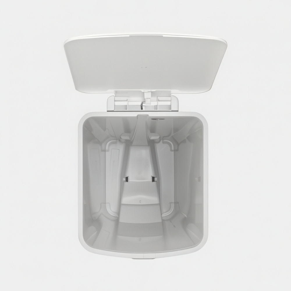 Pedalhink, Hög och smal, 40 L, BRABANTIA SETUP, 35,2 x 28 x H 66,6 cm, Ljusgrå i gruppen Förvaring / Städförvaring och sopsortering / Sopsortering hos SmartaSaker.se (42396)