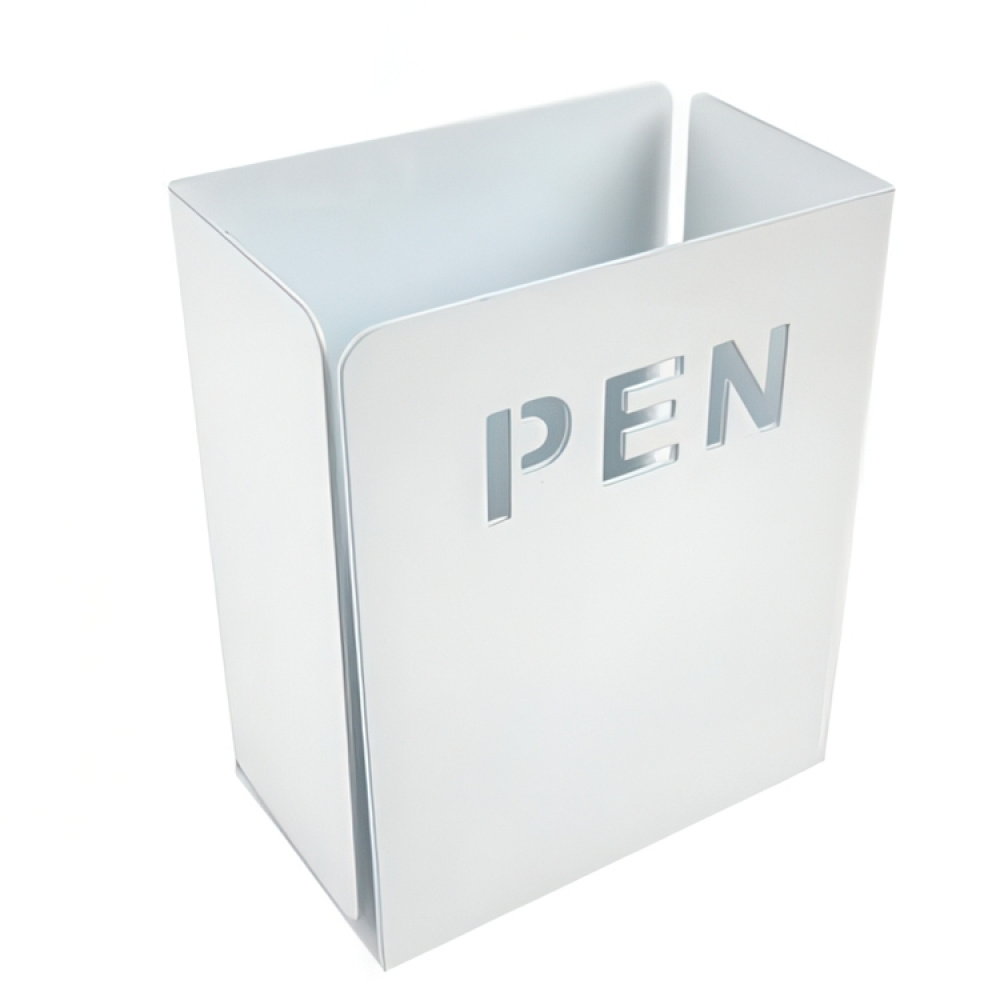 Pennmugg i metall, PEN, 8 x 5 x H 10 cm i gruppen Förvaring / Kontorsmaterial hos SmartaSaker.se (42410)