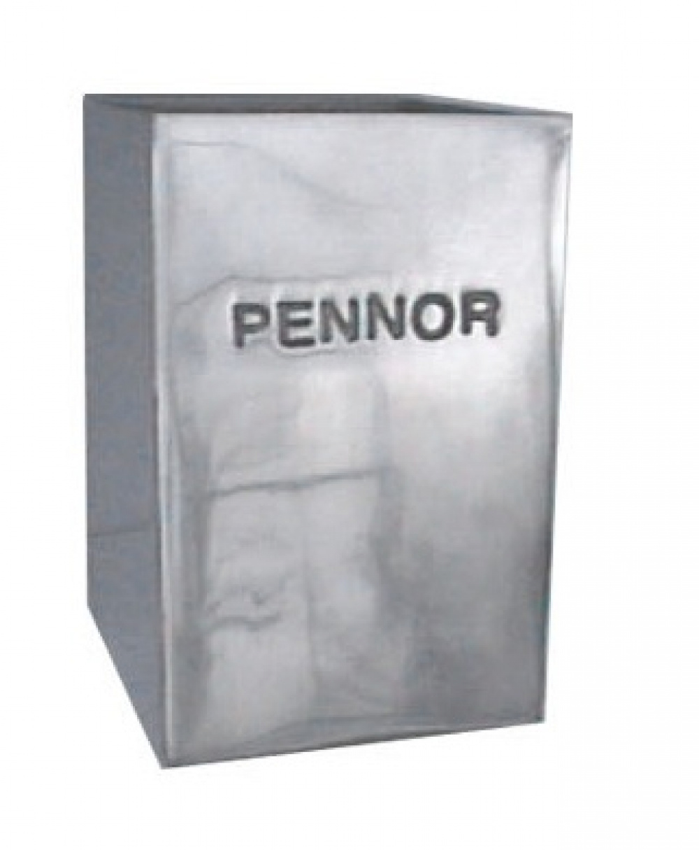Pennställ i Sandgjuten aluminium, PENNOR, Exmez, 7 x 7 x H 11 cm, Silver i gruppen Förvaring / Kontorsmaterial hos SmartaSaker.se (42412)