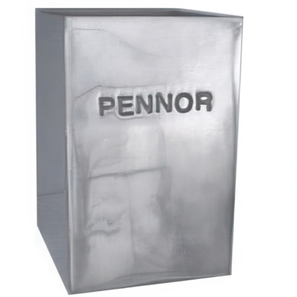 Pennställ i Sandgjuten aluminium, PENNOR, Exmez, 7 x 7 x H 11 cm, Silver i gruppen Förvaring / Kontorsmaterial hos SmartaSaker.se (42412)