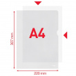 Plastmappar för A4 papper, 10 st, QUALITY FOLDERS, Klara Plastmappar för A4 papper, 10 st, QUALITY FOLDERS, Klara