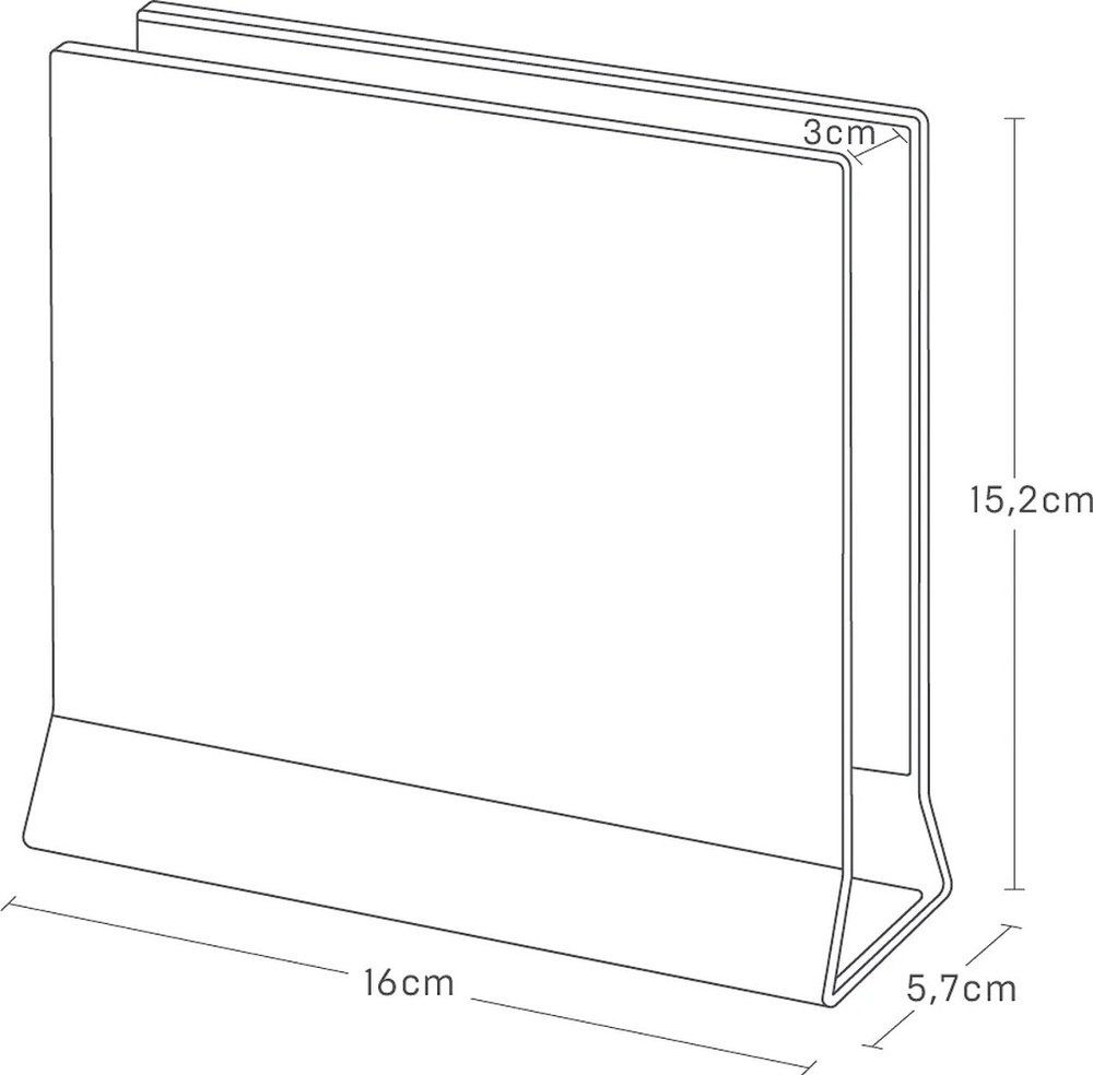 Platsbesparande ställ i metall, TOWER SLIM LAPTOP STAND, Yamazaki, Vit i gruppen Förvaring / Kontorsmaterial hos SmartaSaker.se (42427)