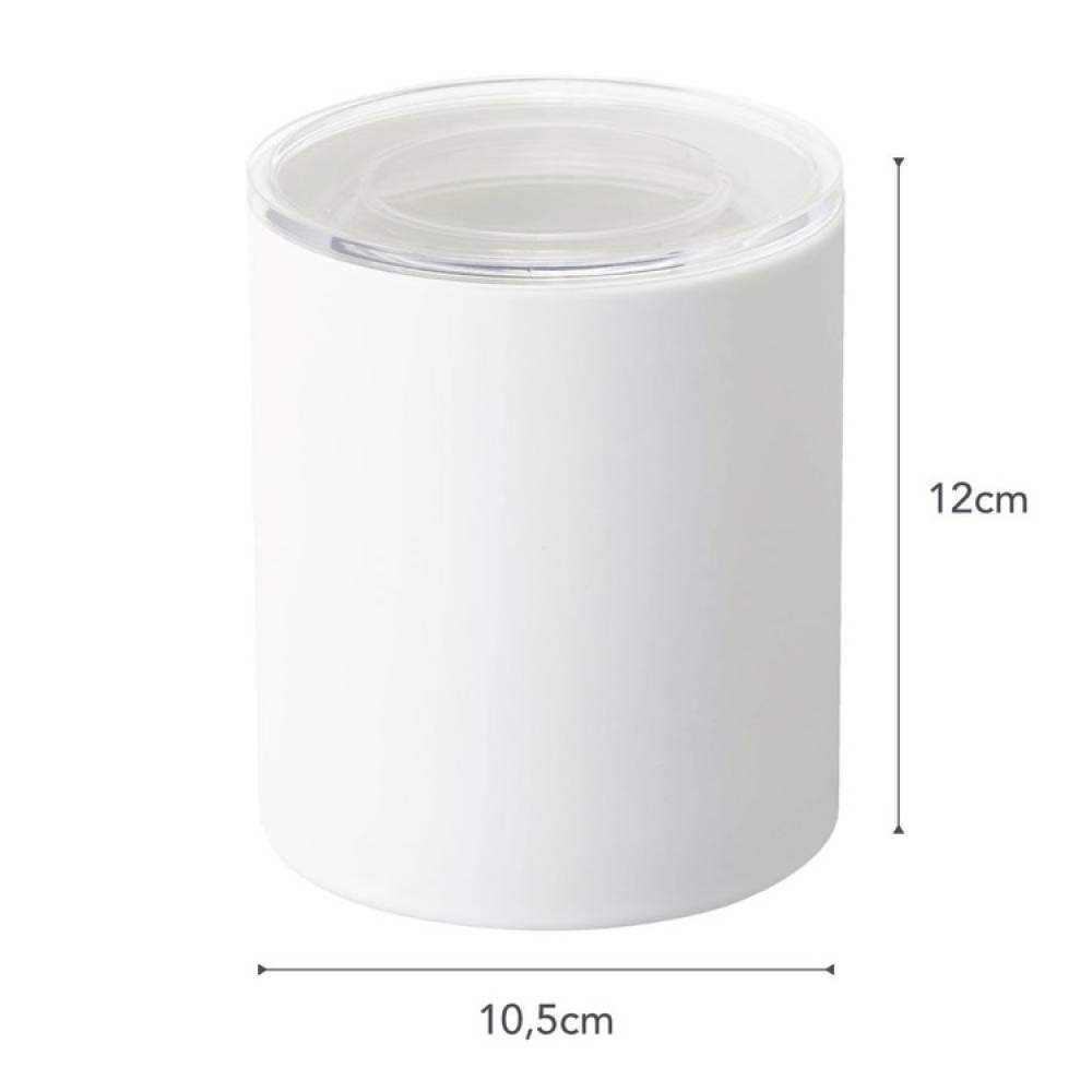 Porslinsburk med lock, YAMAZAKI TOWER LARGE CANISTER, Ø 10,5 x H 12 cm i gruppen Förvaring / Köksförvaring / Förvaringsburkar hos SmartaSaker.se (42428)