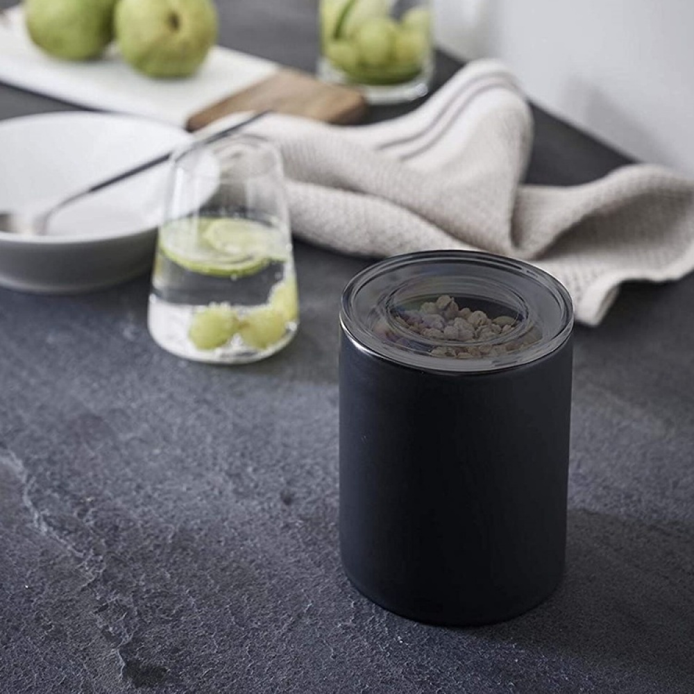 Porslinsburk med lock, YAMAZAKI TOWER LARGE CANISTER, Ø 10,5 x H 12 cm i gruppen Förvaring / Köksförvaring / Förvaringsburkar hos SmartaSaker.se (42428)