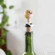 Proppar till vinflaskor, 2 st, WAITER WINE STOPPERS, Vit / Svart Proppar till vinflaskor, 2 st, WAITER WINE STOPPERS, Vit / Svart