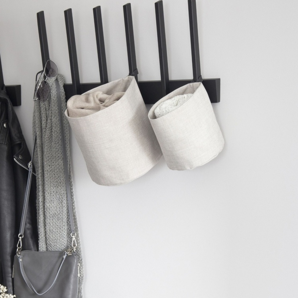 Påse till krok, BIGSO LARGE HANG AROUND, Ø22 x H 22 cm, Beige i gruppen Förvaring / Förvaringslådor / BigSo förvaringslådor hos SmartaSaker.se (42450)