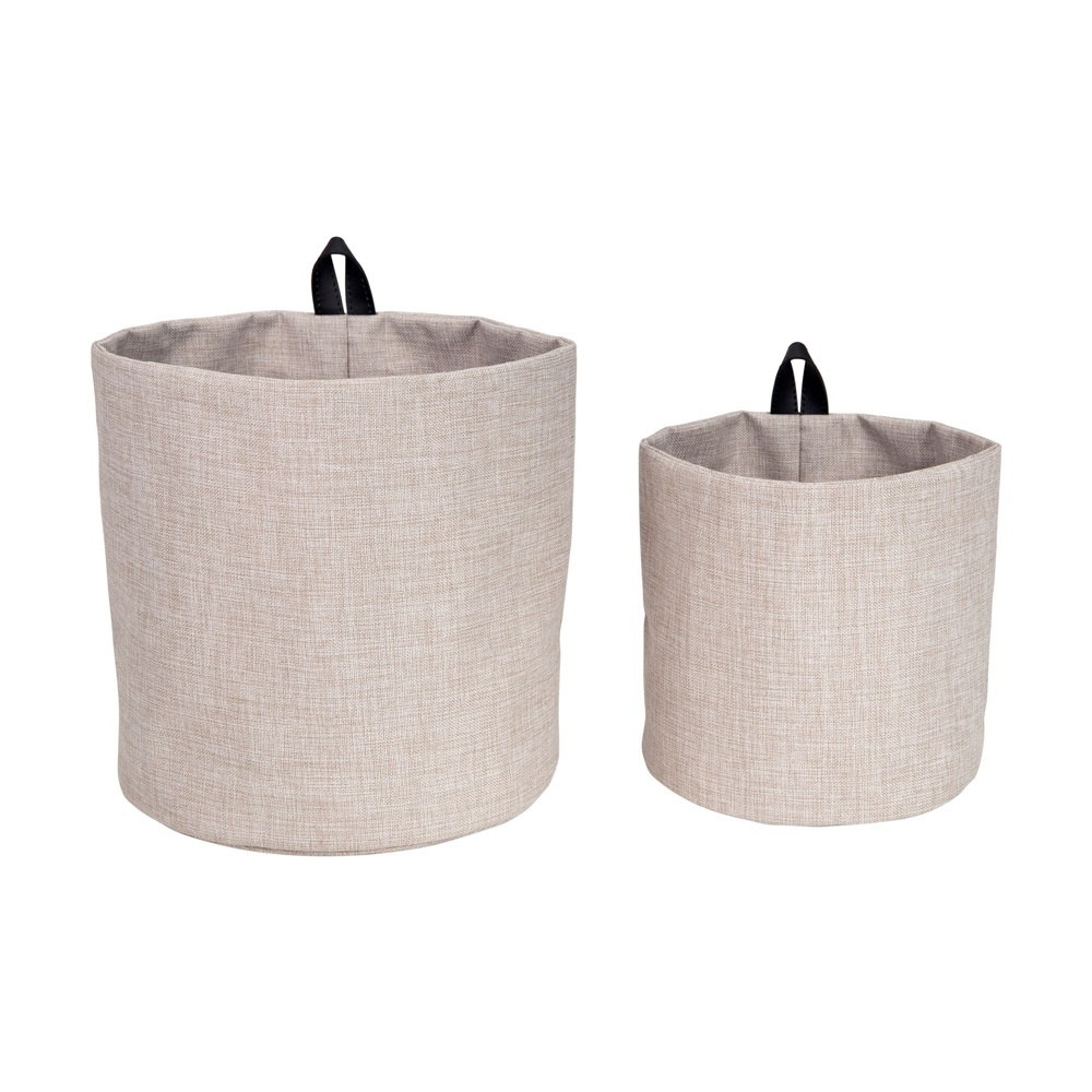 Påse till krok, BIGSO LARGE HANG AROUND, Ø22 x H 22 cm, Beige i gruppen Förvaring / Garderobsförvaring / Klädgarderober hos SmartaSaker.se (42450)