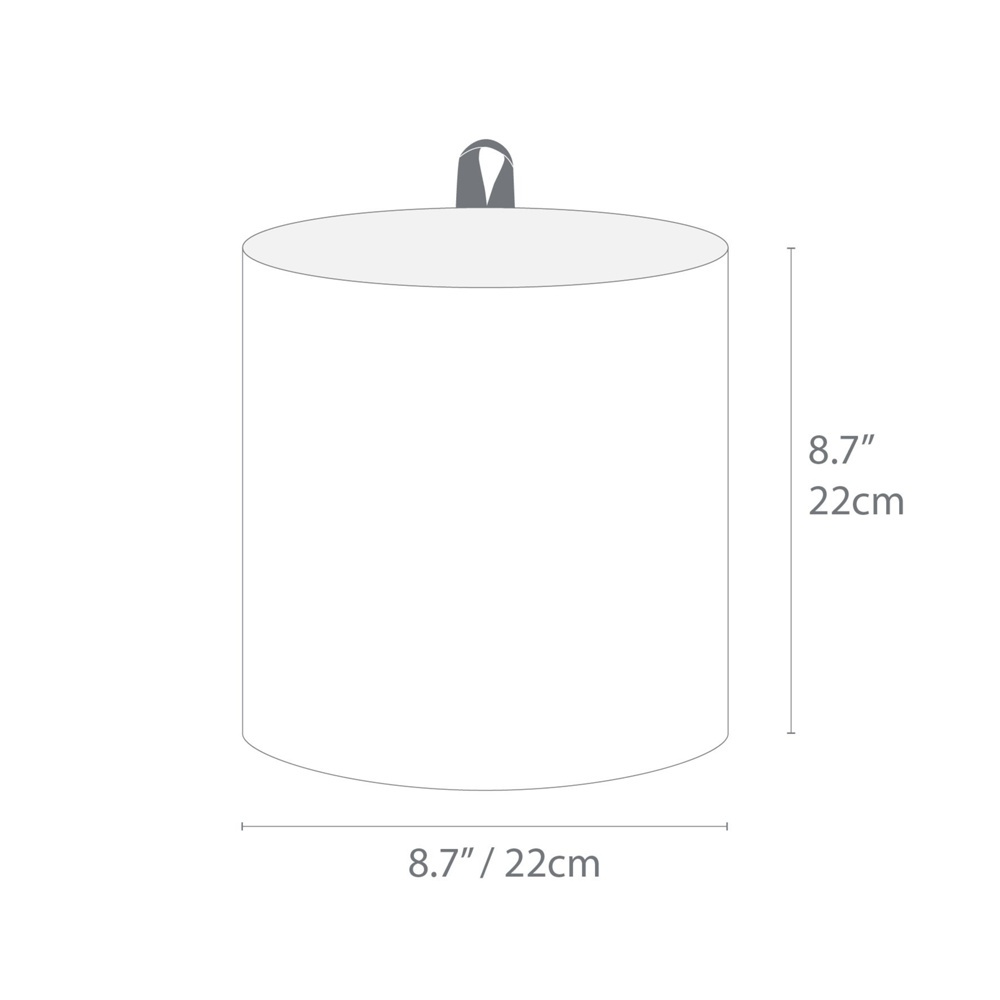 Påse till krok, BIGSO LARGE HANG AROUND, Ø22 x H 22 cm, Beige i gruppen Förvaring / Garderobsförvaring / Klädgarderober hos SmartaSaker.se (42450)