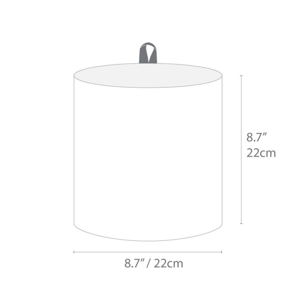 Påse till krok, BIGSO LARGE HANG AROUND, Ø22 x H 22 cm, Beige i gruppen Förvaring / Förvaringslådor / BigSo förvaringslådor hos SmartaSaker.se (42450)