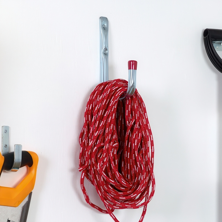 Redskapskrok / Väggkrok, 22 cm, HABO 8501, Stål / Röd i gruppen Förvaring / Förråd- och garageförvaring / Redskapshållare hos SmartaSaker.se (42463)