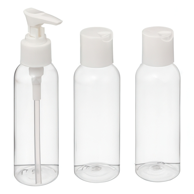 Resekit med 3 mini-flaskor, 100 ml, FLACON DE VOYAGE, Ø 4 x H13 cm, Klar i gruppen Förvaring / Förvaring på resa / Packpåsar och packkuber hos SmartaSaker.se (42472)