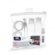 Resekit med mini-burkar, Set med 7 delar, LIVING TRAVEL SET, Klar Resekit med mini-burkar, Set med 7 delar, LIVING TRAVEL SET, Klar