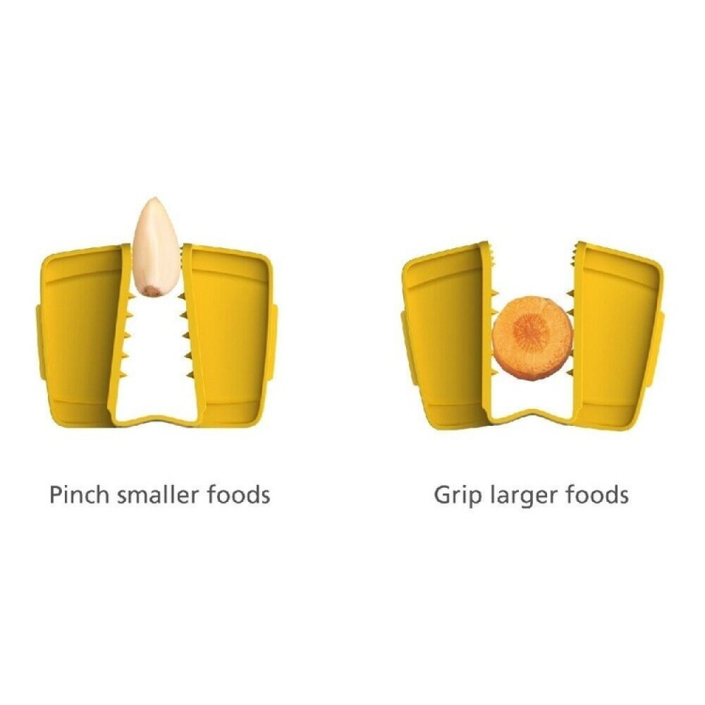 Rivjärn med uppsamlingsskål, MULTI-GRIP GRATER, Joseph Joseph, Silver / Vit / Gul i gruppen Förvaring / Köksförvaring hos SmartaSaker.se (42474)