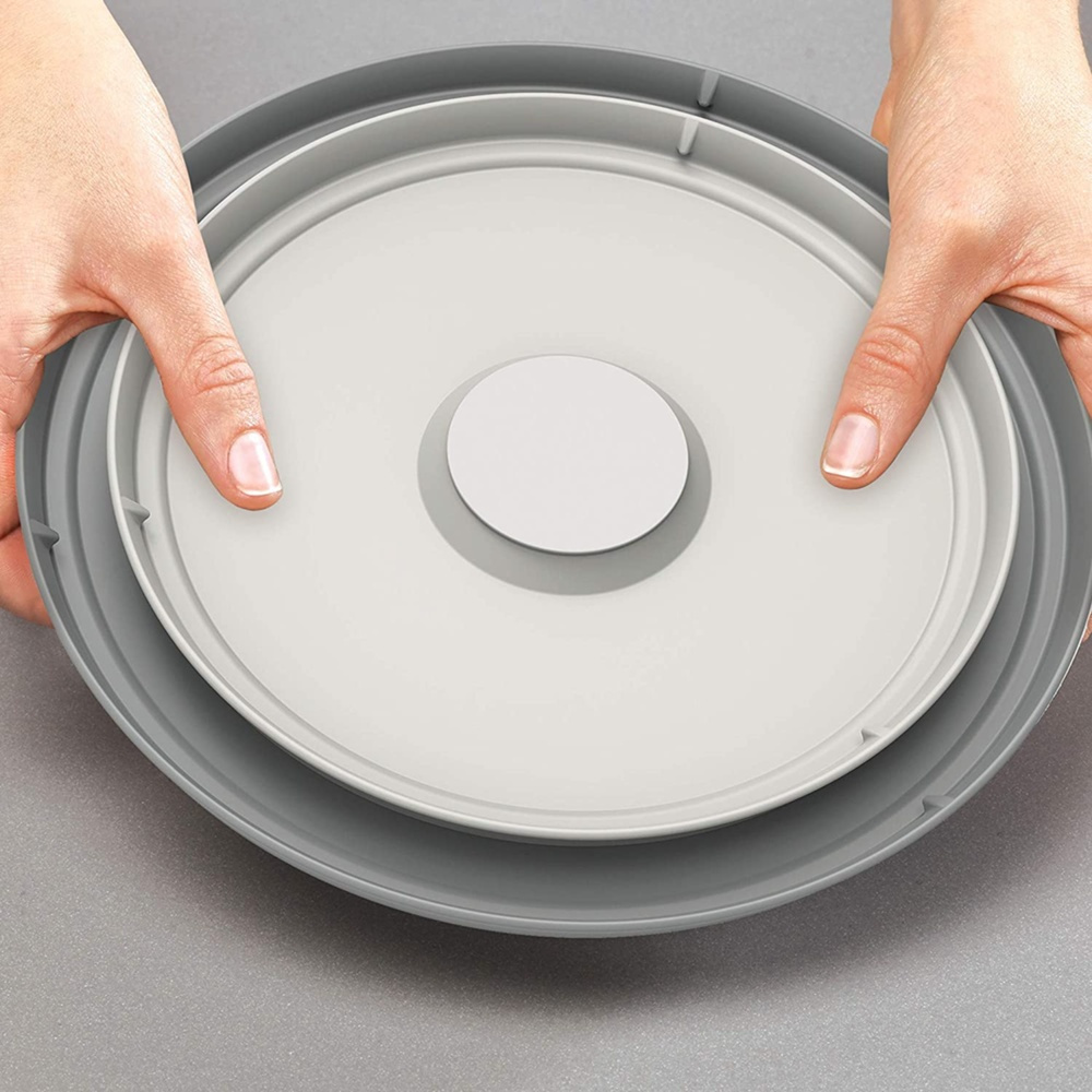 Rostfria skålar med lock, 4 st, PREP & STORE BOWL SET, Joseph Joseph, Silver / Grå i gruppen Förvaring / Köksförvaring / Förvaringslådor och burkar hos SmartaSaker.se (42476)