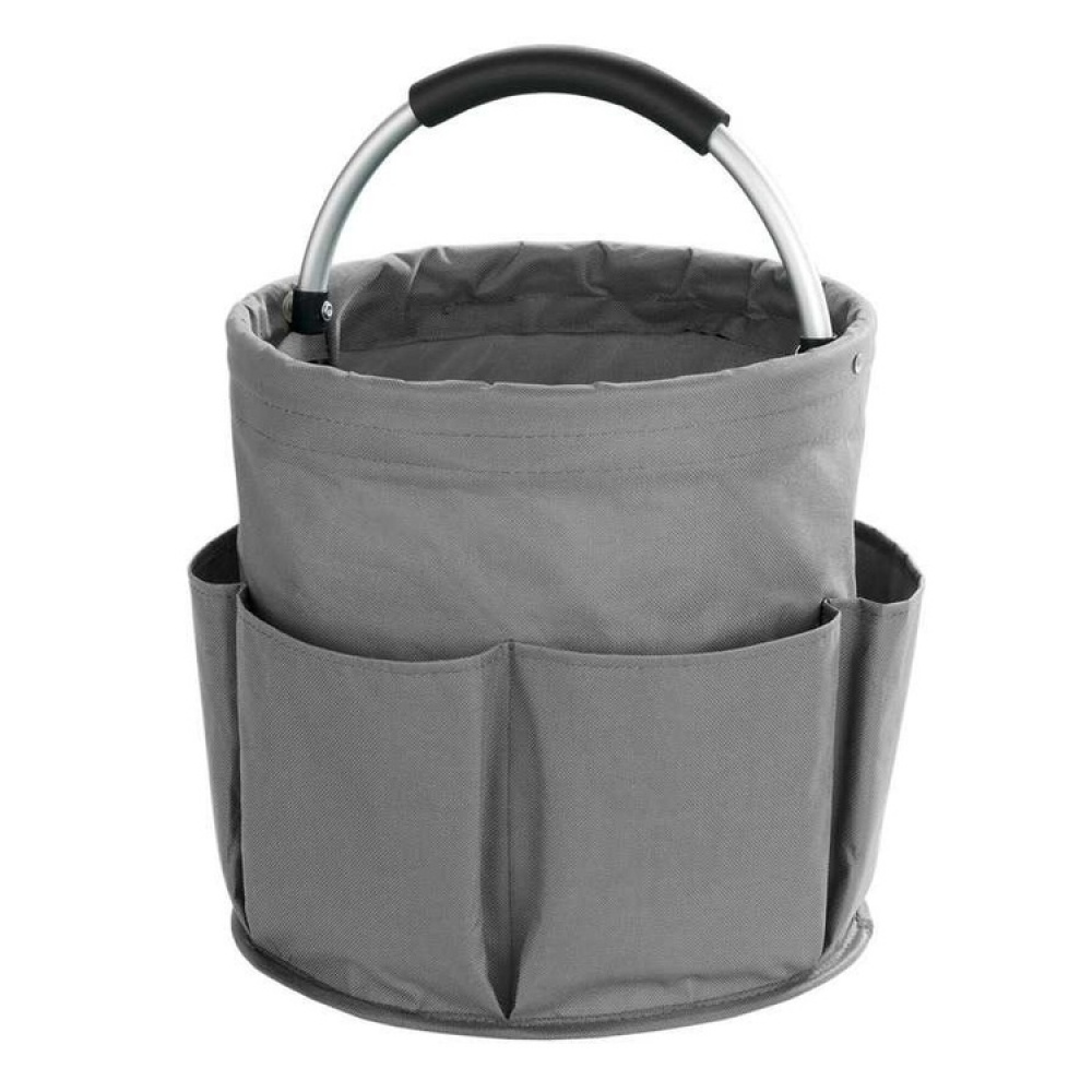 Rund korg med förvaringsfickor, Superlätt, UNIVERSAL CADDY, Ø 28 x H 26,5 cm i gruppen Förvaring / Förråd- och garageförvaring / Korgar och hinkar hos SmartaSaker.se (42481)